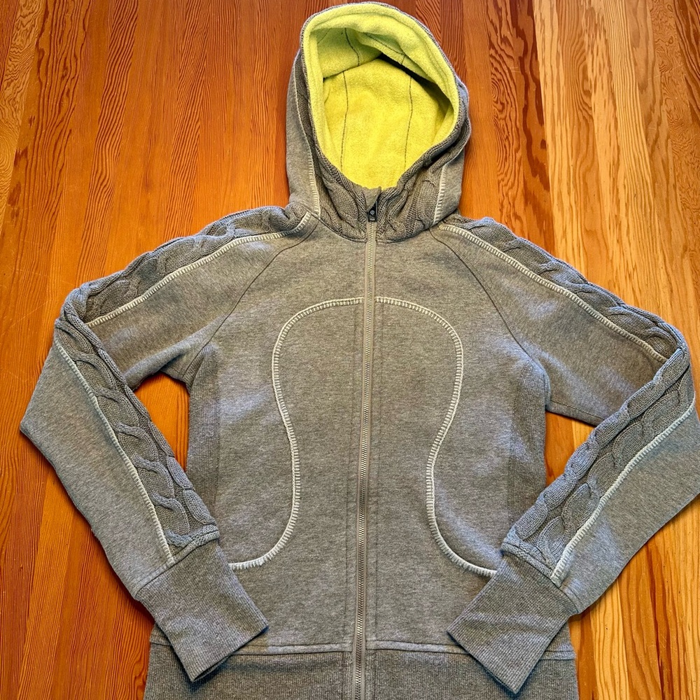 Lululemon hoodie with knit detail